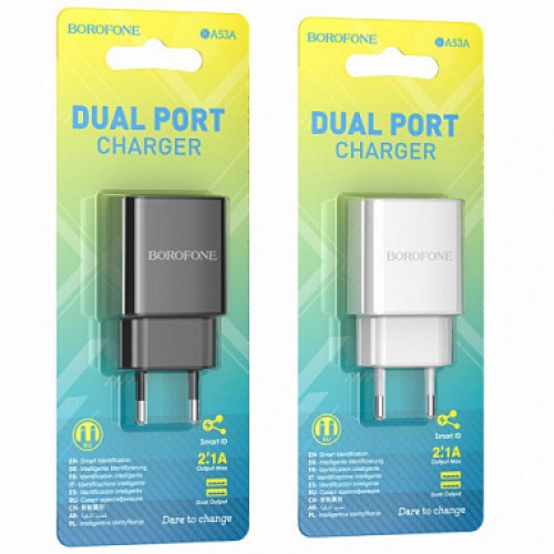 СЗУ Borofone BA53A Powerway 2.1A 2USB(EU)