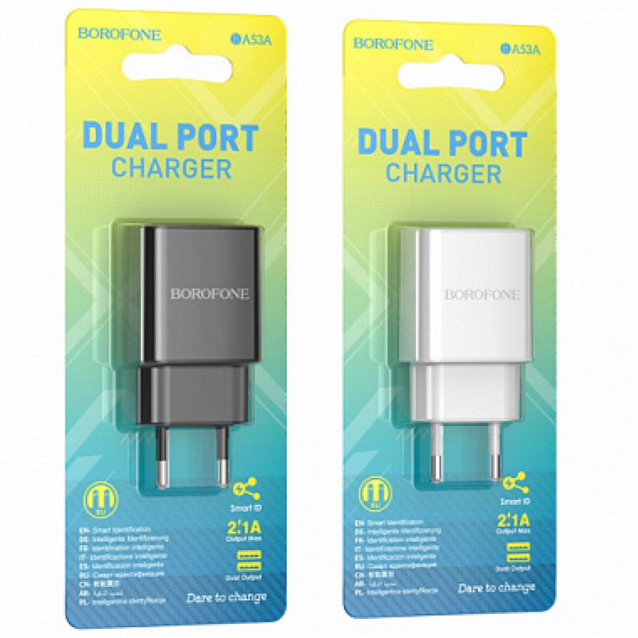 СЗУ Borofone BA53A Powerway 2.1A 2USB(EU)