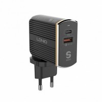 СЗУ LDNIO A2502C dual port PD USB-C + USB QC 3.0 + Кабель Type-C (EU)