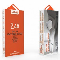 СЗУ LDNIO A2202 2.4A 2USB + Кабель Lightning